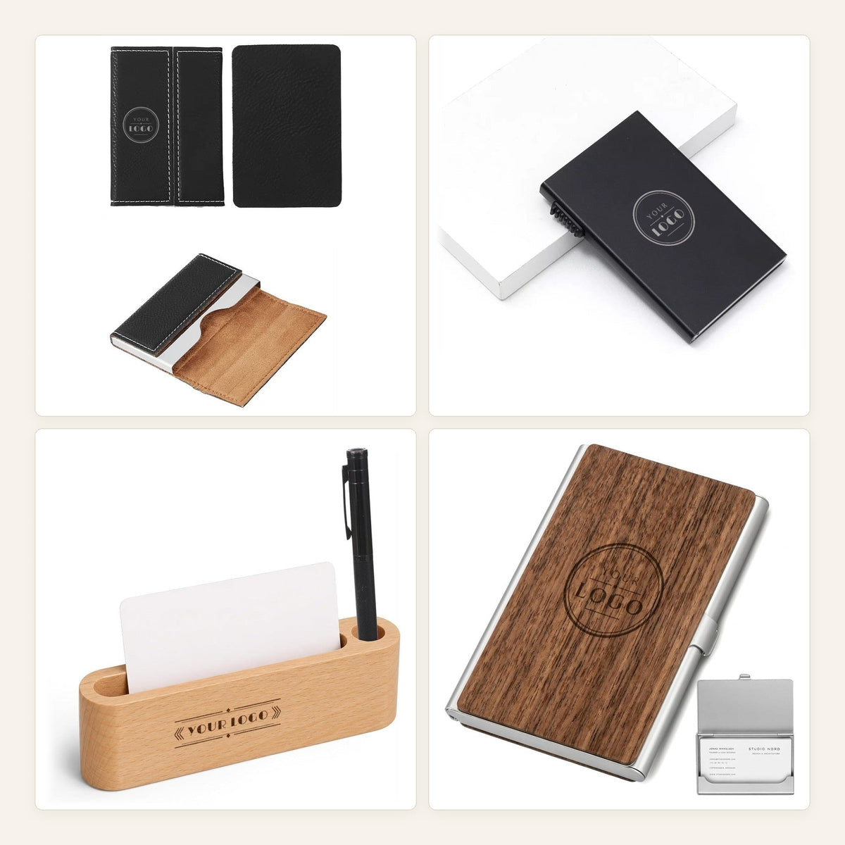 Personalised Business Card Holders – sample products