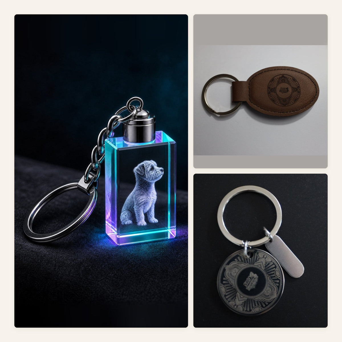 Engraved Keyrings – sample products