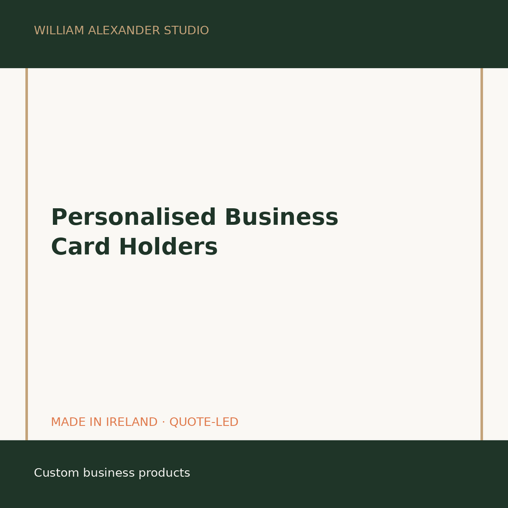 Personalised Business Card Holders